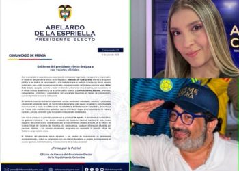 Abelardo de la Espriella designa a Miller Soto y Carolina Gómez como voceros oficiales de su gobierno