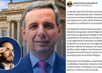 Miguel Gómez inicia agenda en Washington para explorar alternativas de refinanciamiento de la deuda colombiana