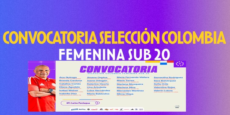 Rumbo a Polonia 2026: Convocatoria oficial de la Selección Colombia Femenina Sub-20 para la gira internacional en EE.UU.