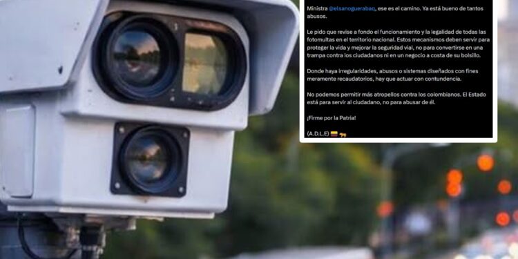 De La Espriella ordena revisar todas las fotomultas del país y cuestiona su uso como mecanismo de recaudo
