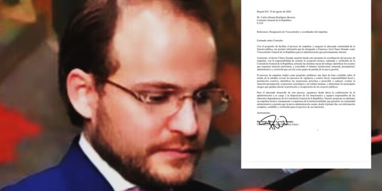 Francisco José Chaux sería el próximo vicecontralor y asumiría un papel clave en el control fiscal