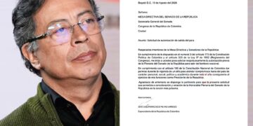 Gustavo Petro pide permiso al Congreso para salir de Colombia durante un año