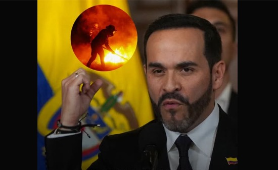 Presidente De La Espriella viajará al Tolima para coordinar atención por incendios forestales