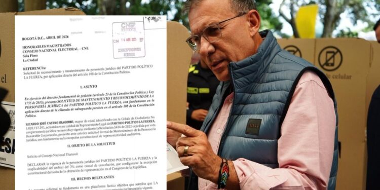 Roy Barreras busca salvar la personería de La Fuerza de la Paz y lleva su caso al CNE