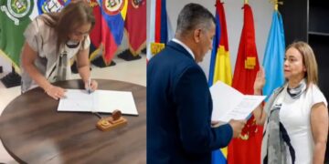 Claudia Carrasquilla asume como viceministra de Defensa y lanza contundente mensaje: “Ahora viene el trabajo”