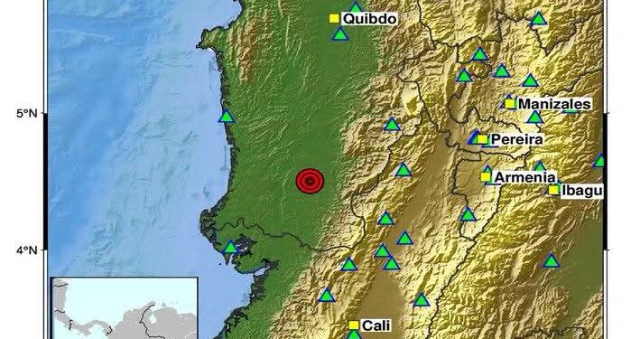 Nuevo sismo sacude al Chocó durante la madrugada de este miércoles