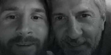 Messi despide a su padre