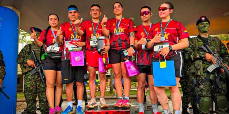 10 kilómetros de entrega, orgullo y compañerismo: Larandia corrió por el bienestar de sus soldados