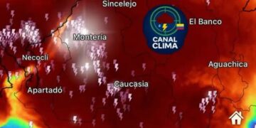 Fuertes lluvias y tormentas eléctricas golpean varias zonas del Caribe y Antioquia durante la madrugada