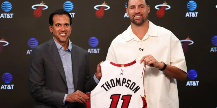Klay Thompson llega a Miami con la mira puesta en otro campeonato junto a Giannis