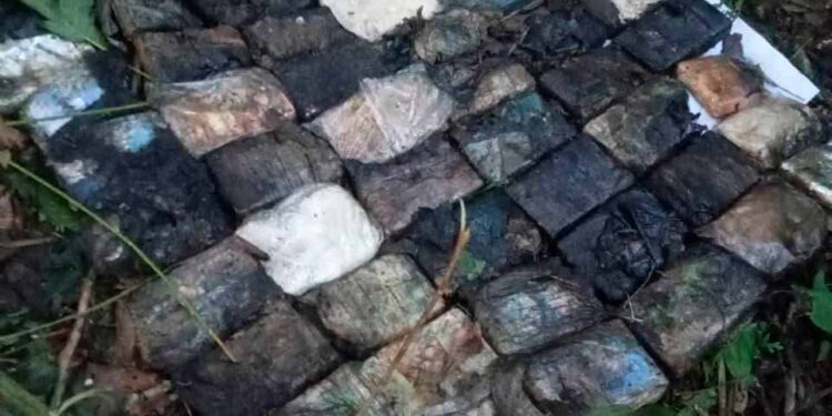 Ejército Nacional ubica y destruye laboratorio para el procesamiento de pasta base de coca en Restrepo, Meta