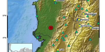 Nuevo temblor vuelve a poner en alerta a Colombia: sismo de magnitud 3,8 fue registrado en Chocó