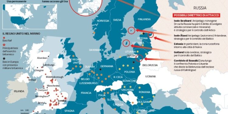 Estos serían los cinco puntos de Europa que Rusia podría poner bajo la lupa, según Corriere della Sera