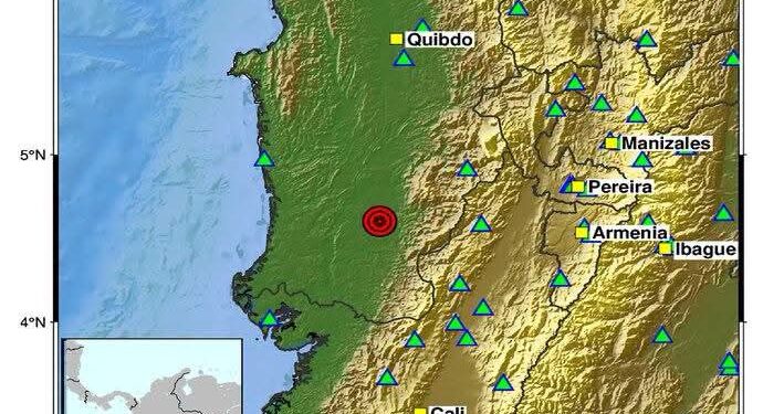 Temblor de magnitud 3,3 sacudió al municipio de Sipí, Chocó, durante la madrugada