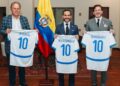 De La Espriella y Alejandro Domínguez se reúnen en Barranquilla para ultimar detalles de la final de la Sudamericana