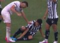 Preocupación en Botafogo: Jordan Barrera salió en camilla y entre lágrimas tras fuerte lesión