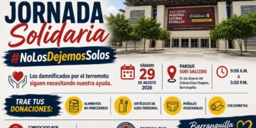 Comunicadores del Atlántico unen fuerzas con la Defensa Civil para recolectar donaciones en el Parque Suri Salcedo este sábado 29 de agosto