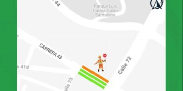 Cierre parcial en la calle 72 con carrera 43 por obras de acueducto en Barranquilla