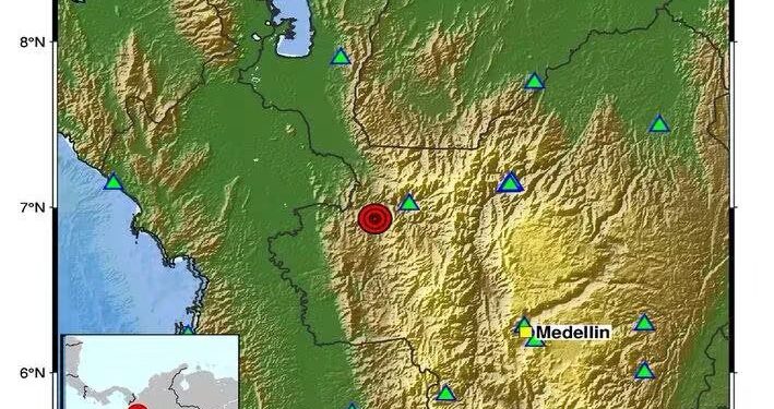 Temblor de magnitud 3,7 sacudió a Dabeiba, Antioquia, durante la madrugada
