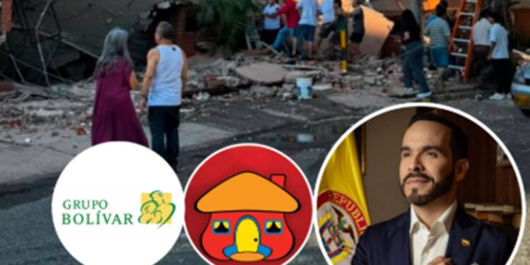 Grupo Bolívar y Davivienda donarán $110.000 millones para atender emergencia y reconstruir zonas afectadas por el terremoto