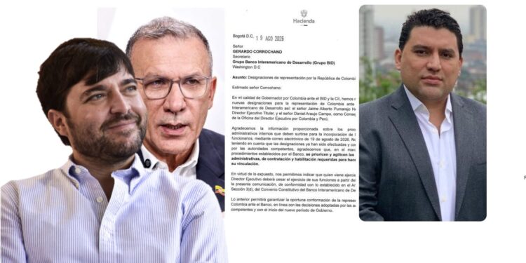 Gobierno de Abelardo De La Espriella saca a hijo de Roy Barreras del BID y nombra a Jaime Pumarejo