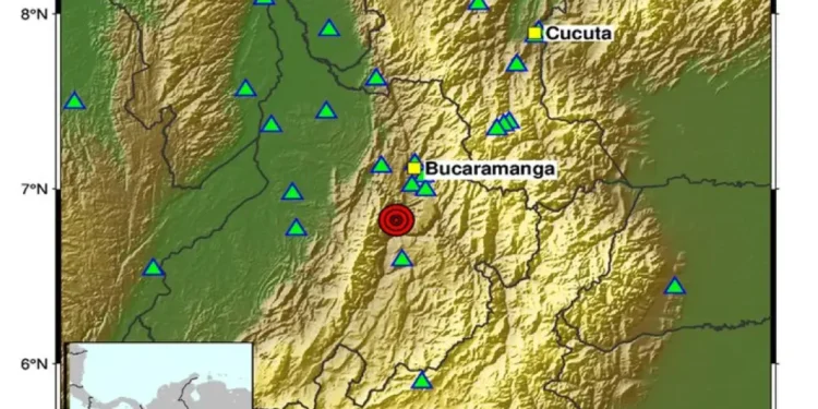 Fuerte temblor de magnitud 5.1 sacudió a Colombia este miércoles: epicentro fue en Santander