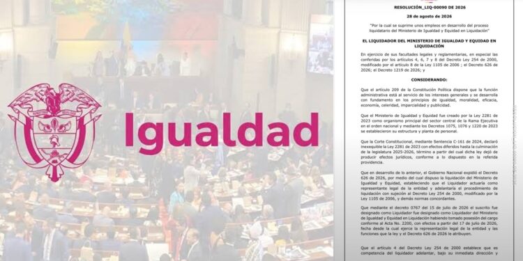 Ministerio de la Igualdad entra en liquidación y elimina sus viceministerios: estas son las medidas adoptadas