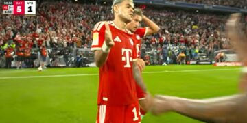 Luis Díaz pone la cereza al debut del Bayern Múnich: goleada 5-1 sobre Stuttgart