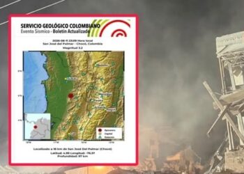 Alerta en Chocó: San José del Palmar vuelve a temblar con dos sismos en menos de dos minutos