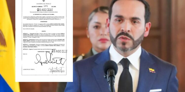 Gobierno de Abelardo De La Espriella reversa nombramiento en MinTrabajo y cambia a la secretaria general