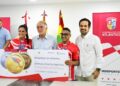 Gobernador Eduardo Verano entrega estímulos por $27,5 millones a los medallistas del Atlántico en los Juegos Centroamericanos