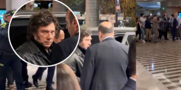 Javier Milei llega a Cali bajo fuerte dispositivo de seguridad para asistir a la posesión de Abelardo De La Espriella