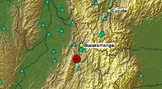 Sismo de magnitud 4,1 sacudió a Santander este lunes: epicentro fue en Los Santos