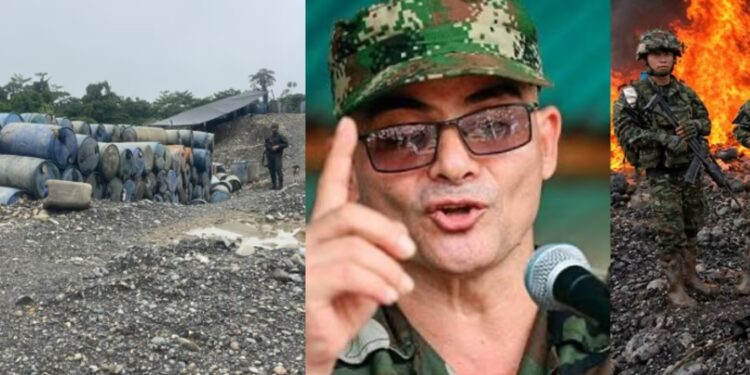 Ejército golpea las finanzas de la estructura de Iván Mordisco: inutilizan siete unidades de minería ilegal en Cauca