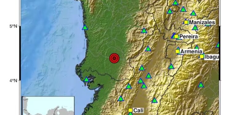 Nuevo sismo de magnitud 4,6 estremeció Chocó y fue reportado en Cali y Pereira