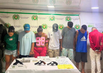 Capturados 7 integrantes de estructuras criminales que se dedicaban a homicidio, extorsión y microtráfico en el Magdalena