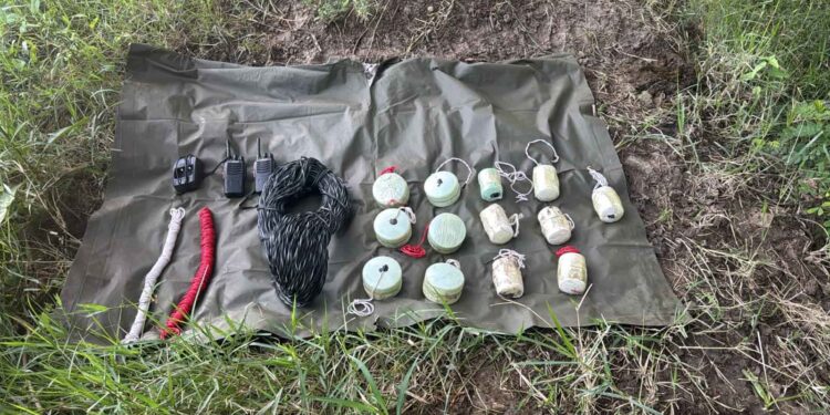 Trece minas antipersonales pertenecientes al GAO ELN fueron destruidas en Toledo