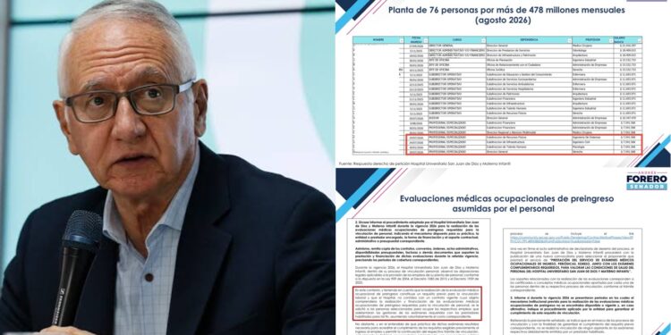 Andrés Forero cuestiona nuevas vinculaciones en el San Juan de Dios y apunta contra gestión de Jaramillo