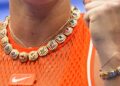 Aryna Sabalenka deslumbra en el US Open con joyas de 127 quilates