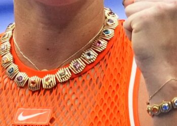 Aryna Sabalenka deslumbra en el US Open con joyas de 127 quilates