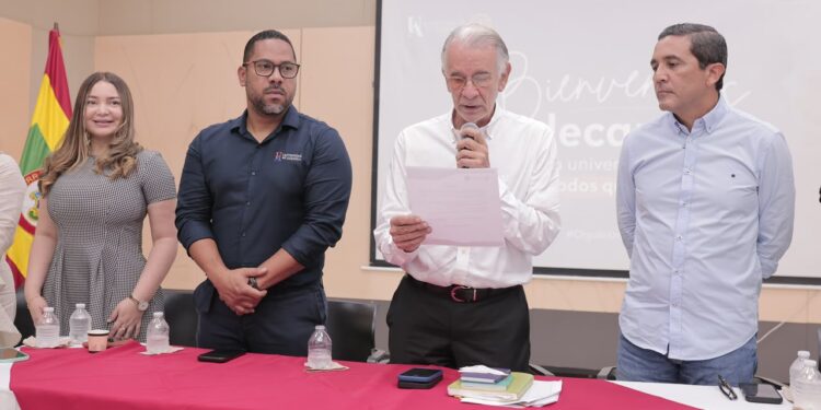 Gobernador Eduardo Verano propone plan estratégico operativo tras la posesión de nueve decanos en la Universidad del Atlántico