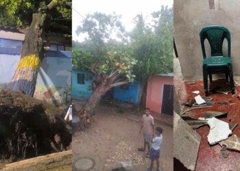 Vendaval golpeó a Sabanalarga: fuertes vientos destechó viviendas y provocaron daños en varios barrios