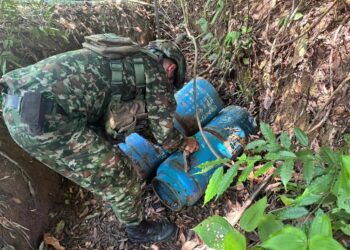 Destruidos tres dispositivos explosivos cerca del municipio de Tibú