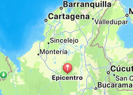 Alerta en Bolívar: reportan fuerte temblor de magnitud 4,7 y crece la preocupación entre habitantes