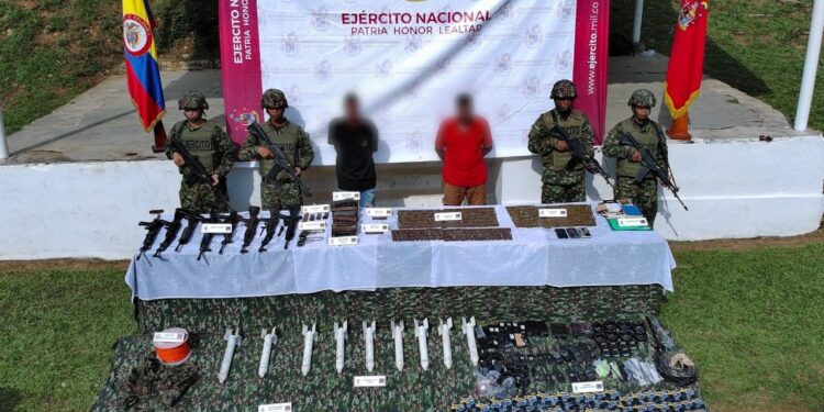 Ofensiva de la Séptima División contra el Clan del Golfo en Zaragoza, Antioquia, deja como resultado la recuperación de un menor, dos capturas y un sometido