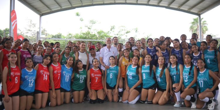 Volea Atlántico encendió la emoción del voleibol femenino en Galapa