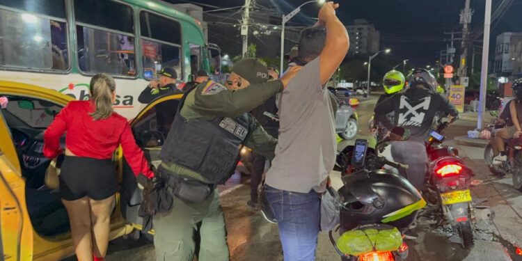 Subdirector de la Policía lideró caravanas por la seguridad en Barranquilla y el área metropolitana
