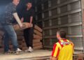 AAlcaldía de Barranquilla envió 22 toneladas de cemento y 9.000 bloques para aportar a la reconstrucción de afectados por el terremoto