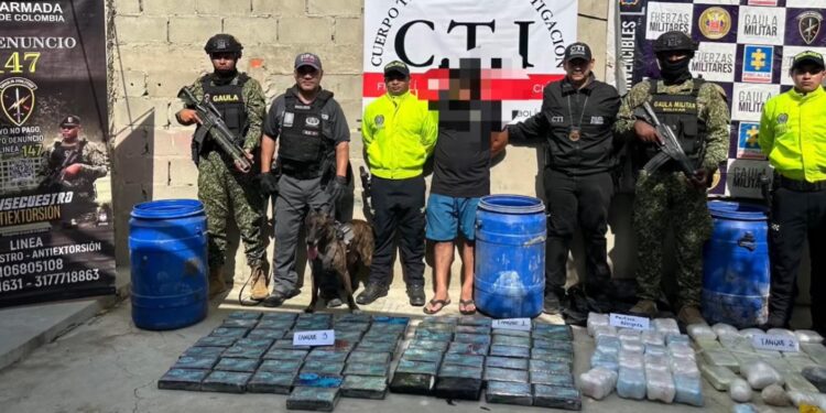 Golpe a ‘Los Costeños’ en Galapa: incautan más de 91 kilos de cocaína y capturan a un presunto integrante