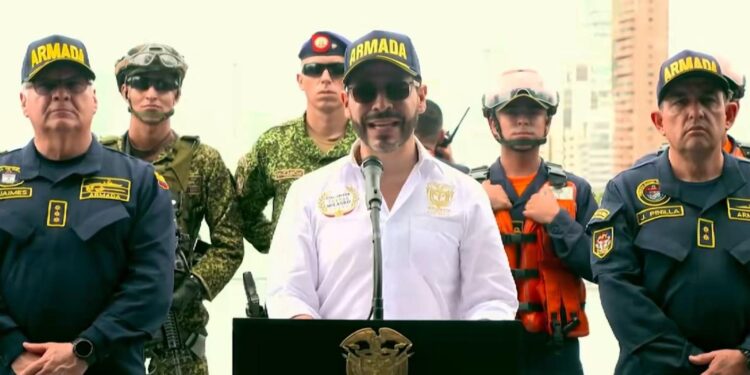De La Espriella reporta incautación de 40,6 toneladas de estupefacientes por parte de la Armada